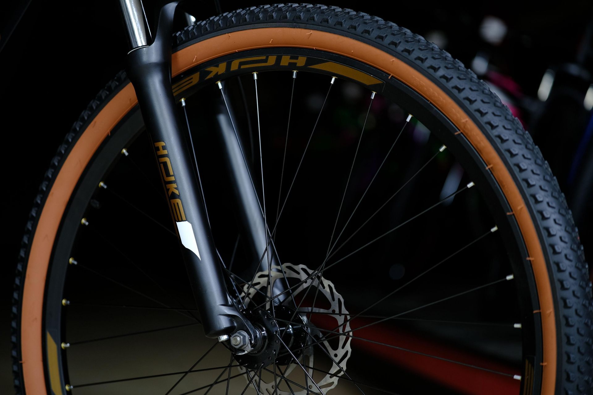 Обод 29 ALLOY двойной, втулки  HOKE ONE MAX 29 матовый чёрный-коричневый 21